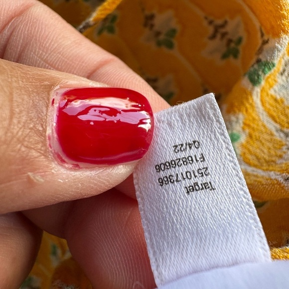 RHODE x Target Dainty Lotus Print Midi Skirt Size Large - Picture 3 of 8